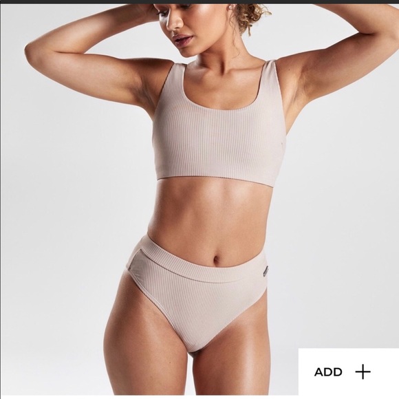 Gymshark Other - GYM SHARK • Taupe Bikini Crop Top • Small • NWT